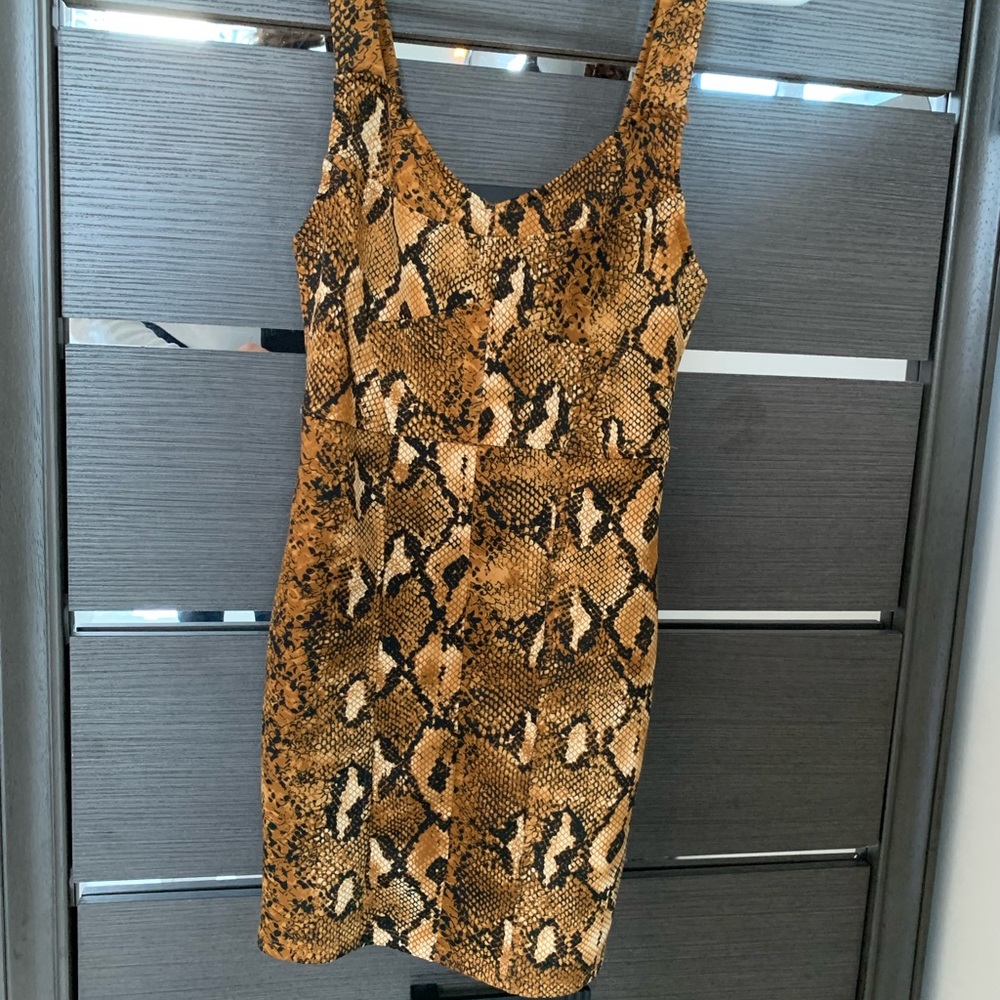 Snakeskin dress